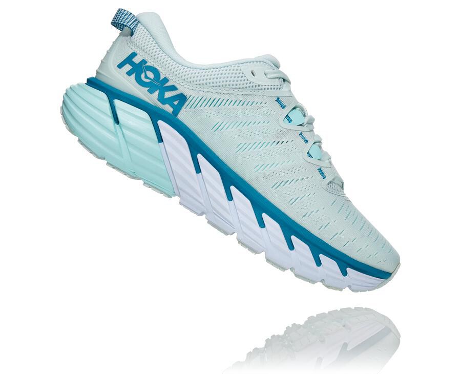 Hoka Australia One One Gaviota 3 - Womens Running Shoes Blue - KCLSZ-2894